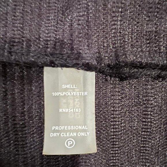 Calvin Klein Simple Ribbed Sleeveless Black Dress, Size 6 - Picture 4 of 5